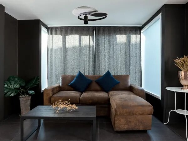 LED Димируема лампа LED/65W/230V 3000-6500K бял/черен + дистанционно управление