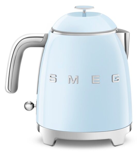 Светлосиня електрическа кана от неръждаема стомана 800 ml Retro Style – SMEG