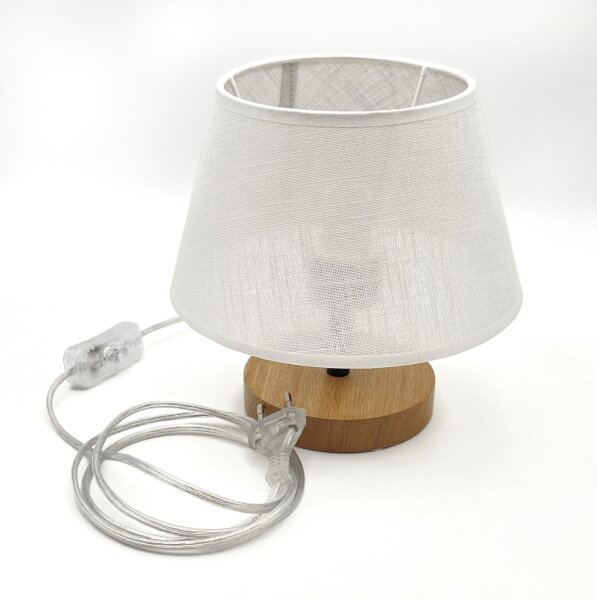 Brilagi - LED Настолна лампа ANTHONY 1xE14/40W/230V дъб/бял