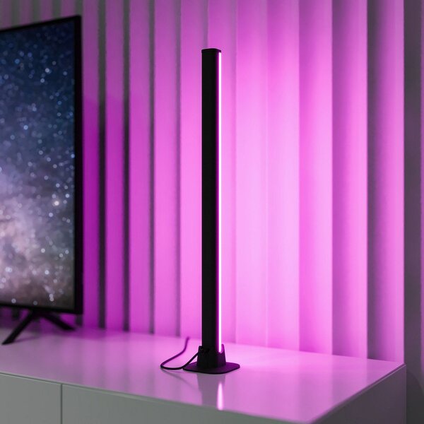 Черна метална LED настолна лампа (височина 55 cm) Boy – Reality