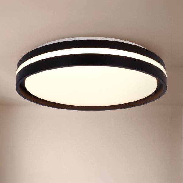 Brilagi - димируемо LED осветително тяло NAOMI LED/48W/230V 3000-6500K диам. 39 cm черно+ДУ