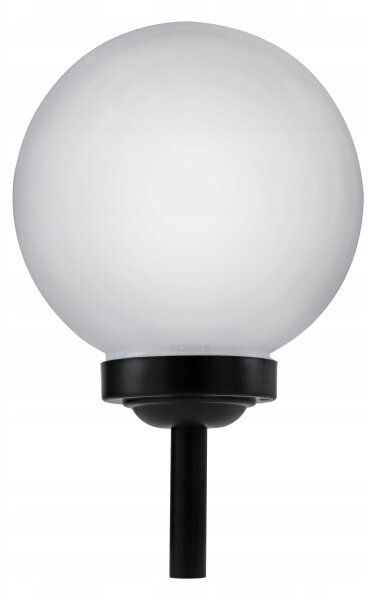 Соларна LED лампа LED/1,2V 6500K 200 mAh Ø 25 cm IP44 бяла/черна