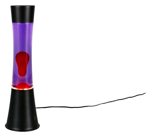 Черна LED лава лампа (височина 39,5 cm) Etna – Reality
