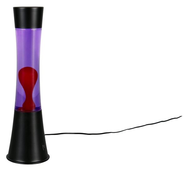 Черна LED лава лампа (височина 39,5 cm) Etna – Reality