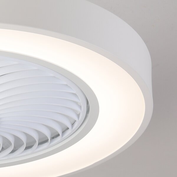 Brilagi-LED Димируемо осветително тяло с вентилатор LED/30W/230V 3000-6500K бяло+ДУ