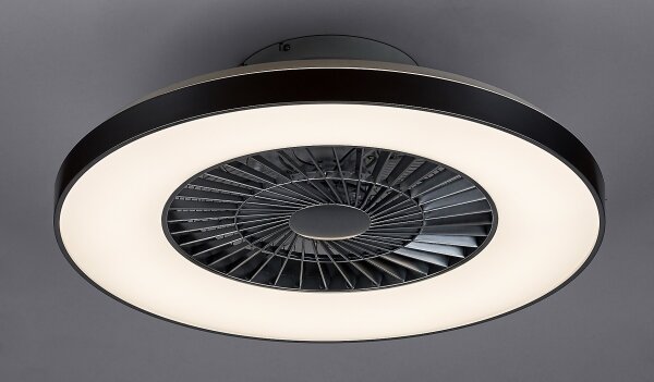 Rabalux - LED Димируема таванна лампа с вентилатор LED/40W/230V + д.у