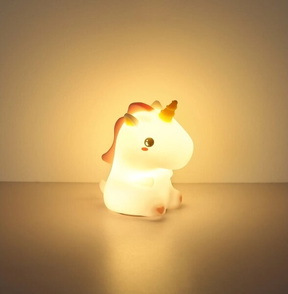 Globo 2873-LED RGBW Димируема презареждаема детска нощна лампа UNICORN LED/1,5W/5V 1200 mAh еднорог