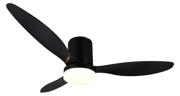 Матово черно LED осветително тяло за таван ø 132 cm Göteborg – Reality