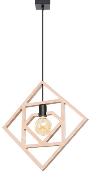 Sollux SL.1757 - Пендел CARO 1xE27/15W/230V бук