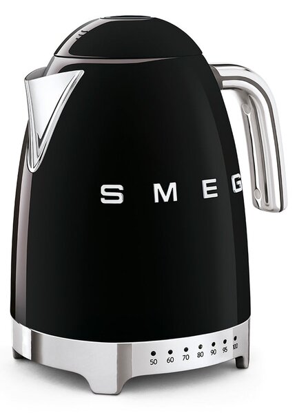 Черна електрическа кана от неръждаема стомана 1,7 l Retro Style – SMEG