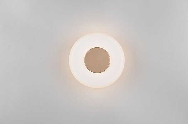 Бежова LED затъмняваща се стенна лампа ø 22 cm Celeste – Trio