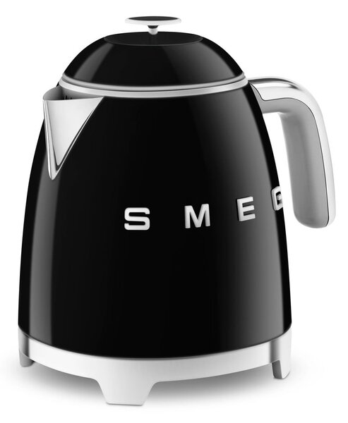 Черна електрическа кана от неръждаема стомана 800 ml Retro Style – SMEG