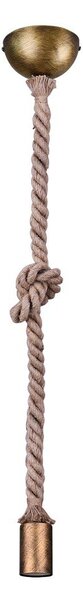 Висящо осветително тяло в месингов цвят ø 12 cm Rope – Trio