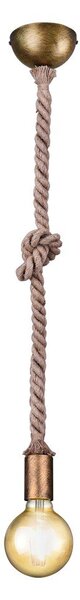 Висящо осветително тяло в месингов цвят ø 12 cm Rope – Trio
