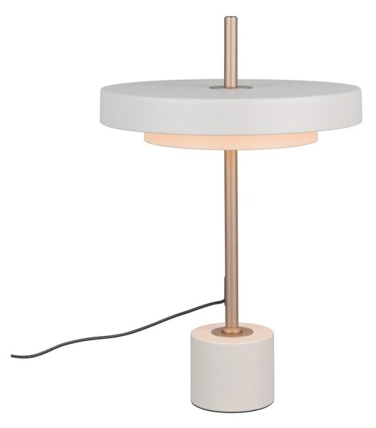 LED затъмняваща се настолна лампа в цвят слонова кост (височина 45,5 cm) Keaton – Trio