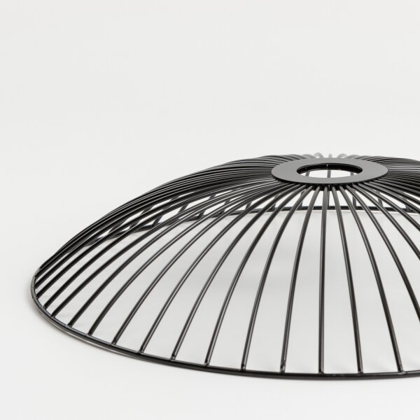 Brilagi - LED плафон CERIA WIRE 1xE27/40W/230V, диаметър 26 cm, черно/дъб