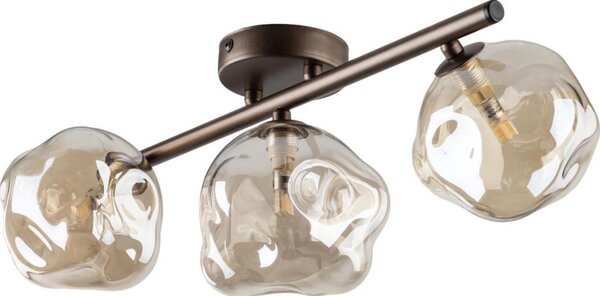Brilagi - Плафон VULCANO 3xG9/8W/230V кафяв/опушено бежово