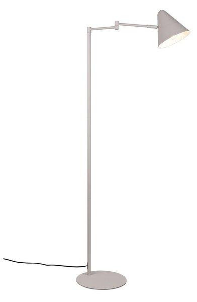 Подова лампа с огъваща се структура в цвят слонова кост (височина 126,5 cm) Cosima – Trio