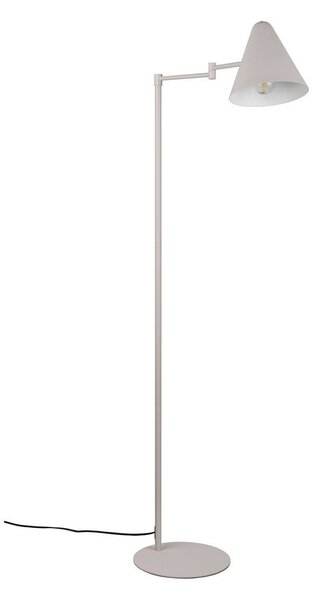 Подова лампа с огъваща се структура в цвят слонова кост (височина 126,5 cm) Cosima – Trio