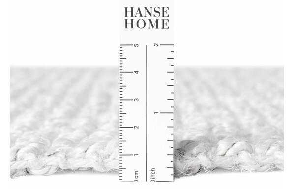 Светлосив двустранен ръчно изработен ютен килим 60x90 cm Bouclé Jaipur – Hanse Home
