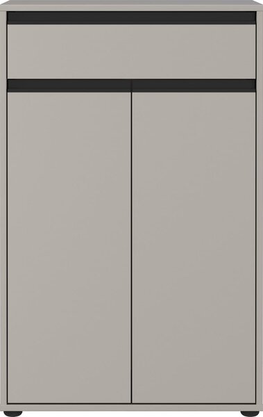 Сив висок шкаф за баня 63x98 cm Lemont – Germania