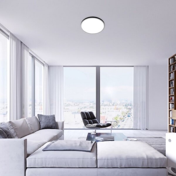 Rabalux 2290 - LED RGB димируемо таванно осветително тяло RASMUS LED/22W/230V + дистанционно управление