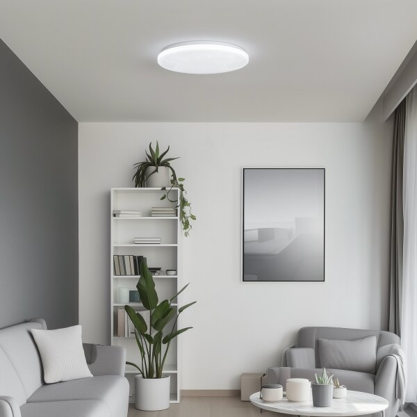 Brilagi - Димируем таванен плафон SMART STARS LED/36W/230V Ø 48 см Wi‑Fi Tuya + дистанционно управление