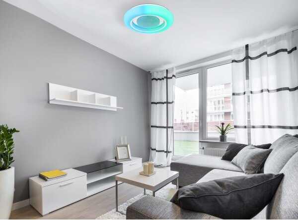 Globo 41369-18 - RGBW Димируем плафон BURRO LED/18W/230V + д.у