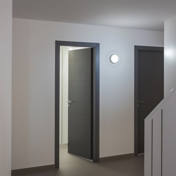 Brilagi - Екстериорна LED лампа за таван LED/13W/230V Ø 17 см IP54 антрацит