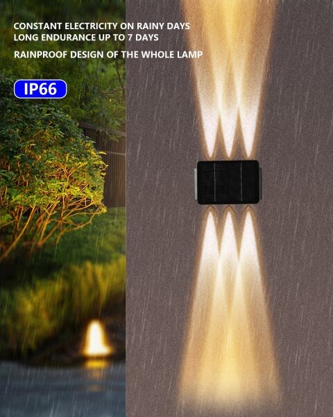 Immax 08491L - LED соларен стенен фенер с сензор LED/2W/5V IP54