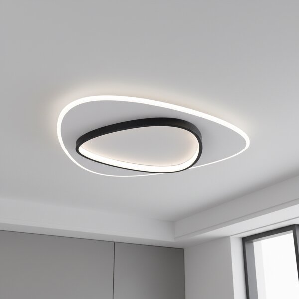 Brilagi - димируемо LED таванно осветително тяло FLARE LED/70W/230V 3000-6000K + дистанционно управление