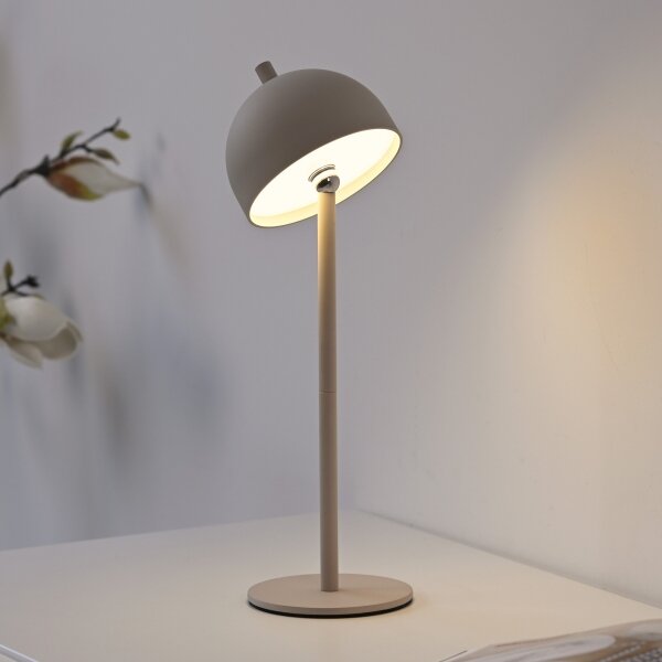 Schöner Wohnen 19244-39 - LED димируема настолна лампа BELLIS LED/2,5W/5V IP54 сива