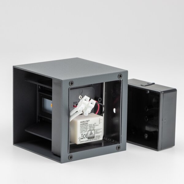 Brilagi - LED Екстериорен аплик CUBE LED/6W/230V антрацит IP54