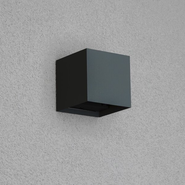 Brilagi - LED Екстериорен аплик CUBE LED/6W/230V антрацит IP54