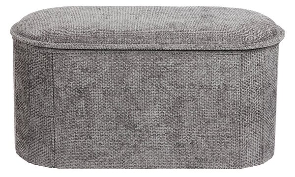 Табуретка-бак trebia сив плат 76x38x38см