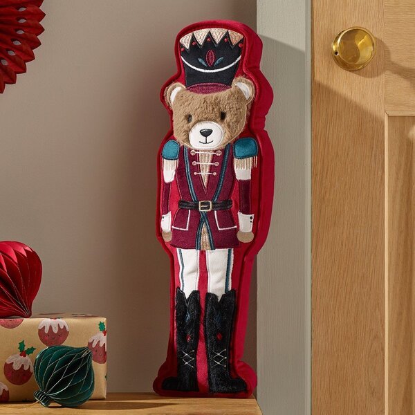 Декоративна възглавница с коледен мотив 20x30 cm Christmas Nutcracker Bear – Catherine Lansfield