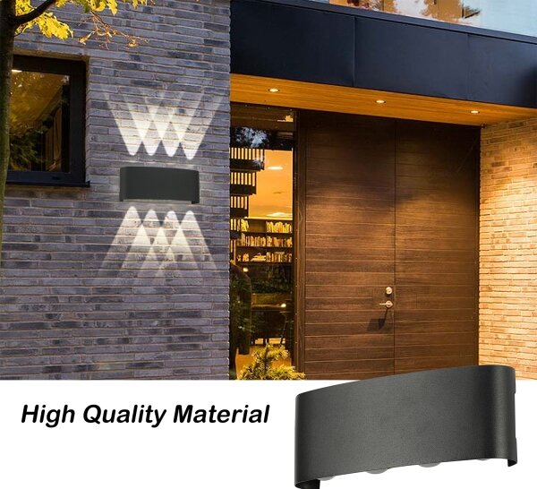 Brilagi - LED външна стенна лампа FLAREBOX LED/8W/230V черна IP65