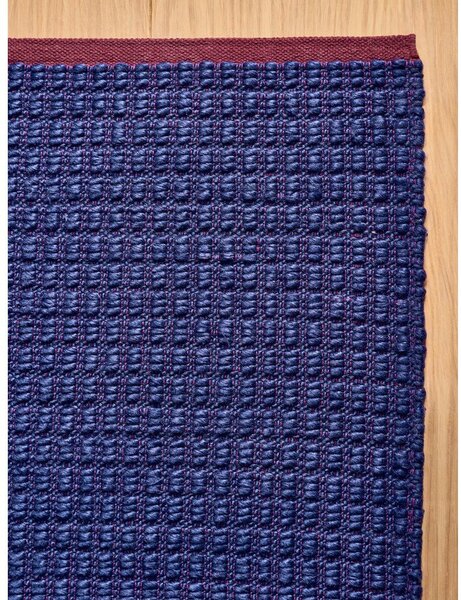 Син ръчно изработен килим 200x290 cm Kai – MADE