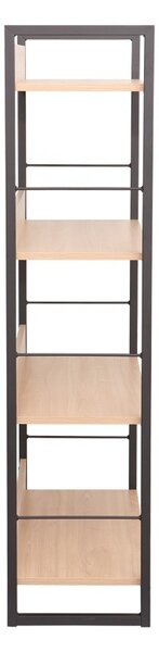 Библиотека Dorfie Черен 70x30x124.5 см