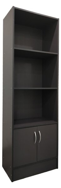 Библиотека Tekaro I Тъмносив 57x33x180 см