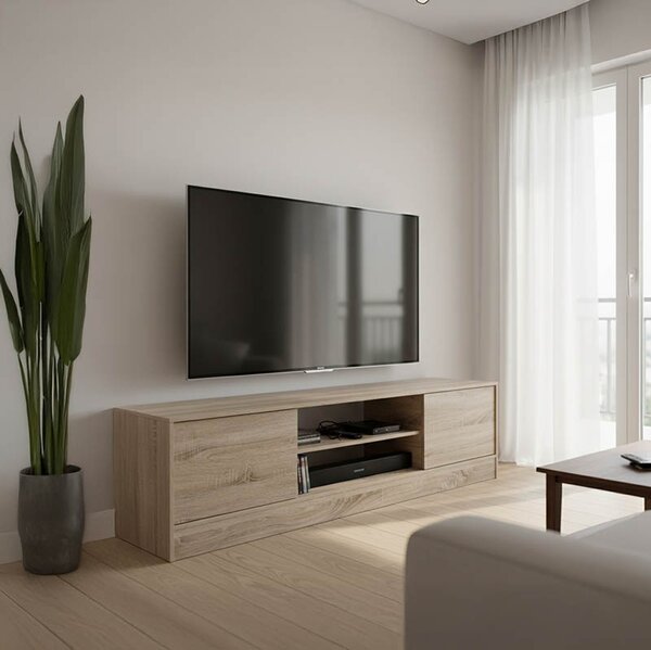 ТВ конзола Sasa I Сонома 150x35x41.5 см