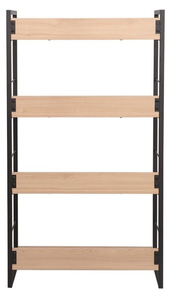 Библиотека Dorfie Черен 70x30x124.5 см