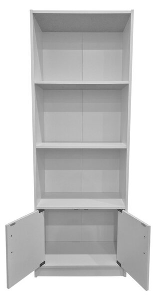 Библиотека Tekaro Бял 60x29x166 см