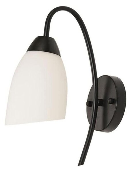 LED стенна аплика Berak Черен 10x10x17 см
