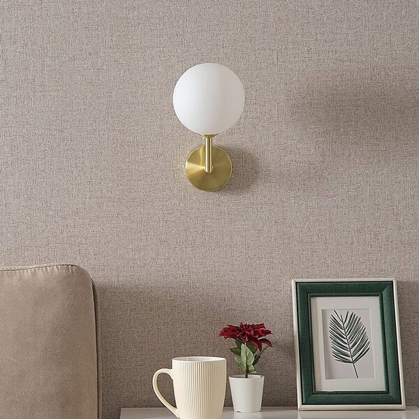 Стенна аплика Cebron Златист 15x25x28 см