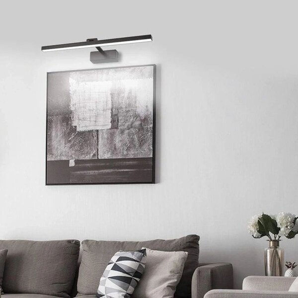 LED стенна аплика Debiwen Черен 60x10x6 см