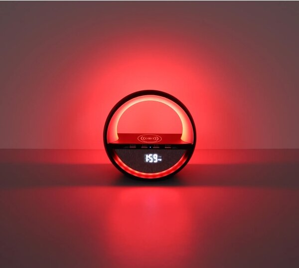 Globo 39907S -LED RGBW Dot презареждаема настолна лампа с високоговорител SOUNDRA LED/3,5W/5V 1800 mAh