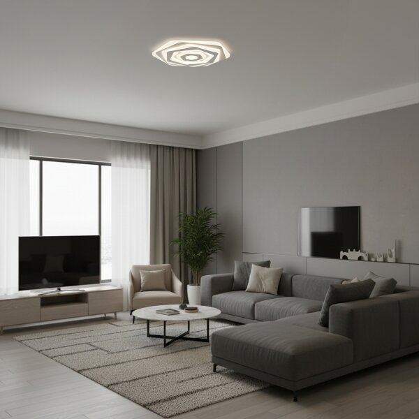 Brilagi - LED димируемо таванно осветително тяло MODERN LED/85W/230V 3000-6000K + дистанционно управление