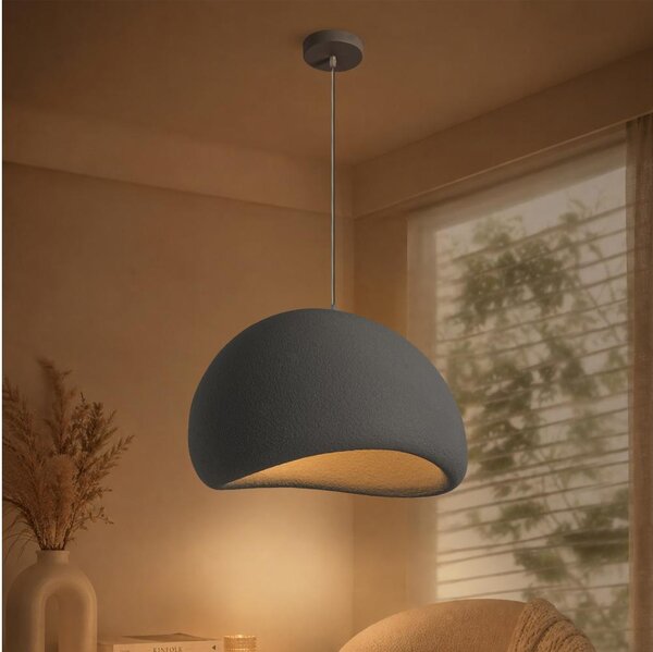 BRILAGI - Полилей на кабел WABI SABI 1xE27/60W/230V Ø 50 cm сив