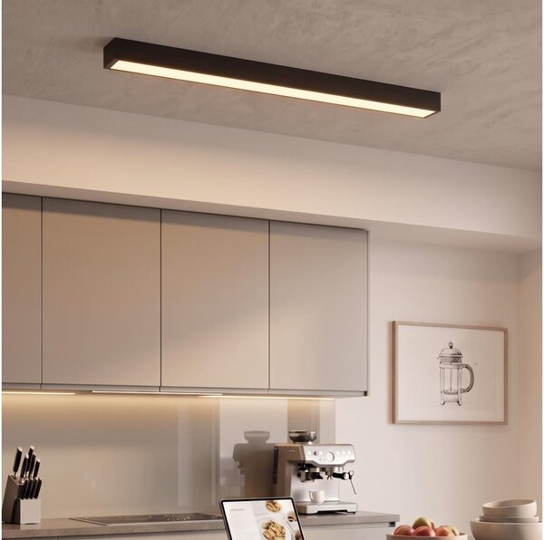 LED Плафон/полилей на кабел LED/44W/230V 3000K 120 cm черен